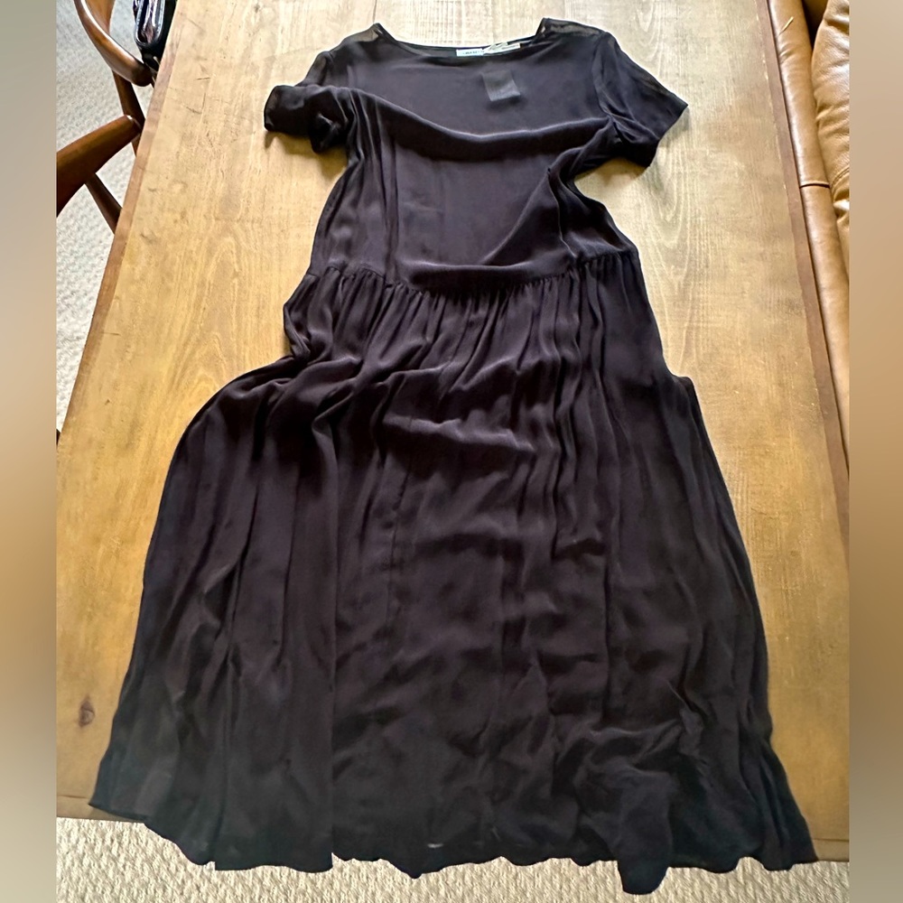 sheer black maxi dress